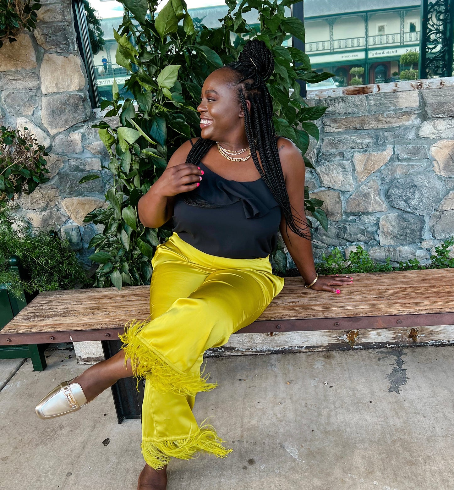 Fabulous Feather Pant