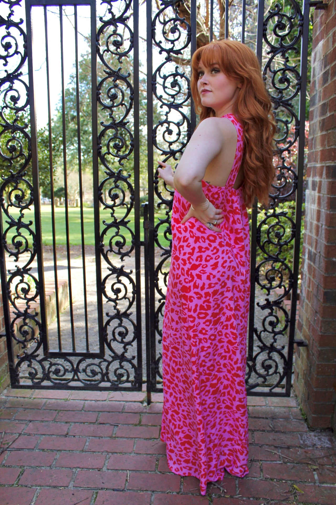 Spotted in Pink Maxi
